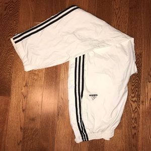 Vintage snap off / tear away adidas track pants